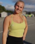Predafit Yellow Crop Top