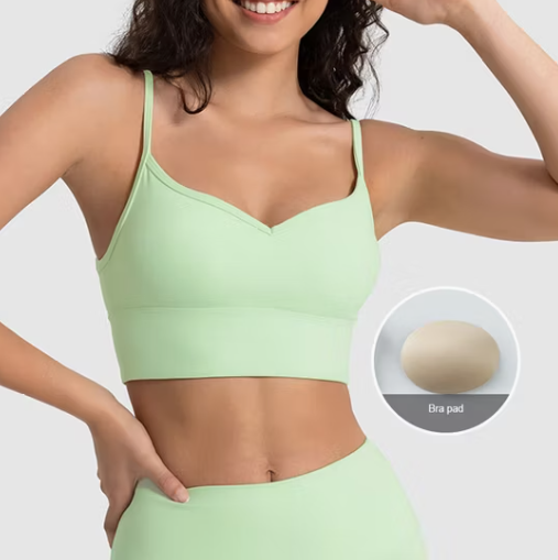 LunaSkin V-Neck Sports Bra